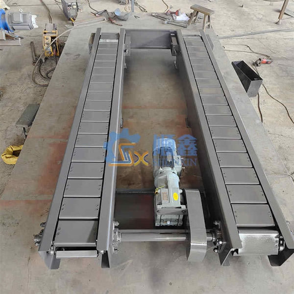 雙排（pái）扣板鏈板輸送機