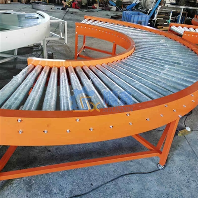 轉彎滾筒輸送機